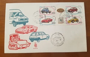 Repubblica 1986 Auto Italiane 3 Milano Centro FDC N°190 - Foto 1 di 1