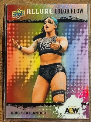 2022 AEW Kris Statlander FULL RAINBOW ACHIEVEMENT ALLURE Color Flow Card #86175 - Image 1 of 2