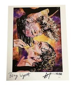 JSA Autographed 1/50 Bray Wyatt & Dean Ambrose - 11x14 Rob Schamberger Signed - Picture 1 of 1