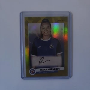 Panini Frauen Bundesliga 2024/25 Irena Kuznezov Gold Auto Autograph AU-27 /10 - Bild 1 von 2