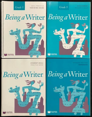 5th-Making Meaning BEING A WRITER (4 books) Tch Guide, Assessment, Student Books - Image 1 of 4