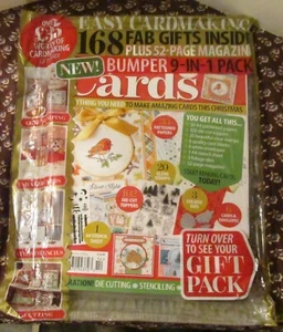 Make Special Cards Magazine 168 Gifts Inside Stamps Paper Blanks Envelopes Dies - Picture 1 of 4