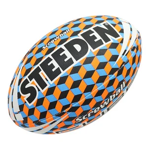 NRL Steeden Screwball Cube Rugby League Football Size 5! - Picture 1 of 3