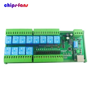 Ethernet RS485 Relay Switch Module Modbus RTU Network Controller Expansion Board - Picture 1 of 14