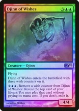 Djinn of Wishes FOIL Magic 2012 / M12 NM Blue Rare MAGIC MTG CARD ABUGames