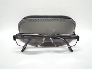 ARMANI EXCHANGE AX122 Vintage Rectangle Black Dark Green Flex Fashion Eyeglasses - Picture 1 of 14