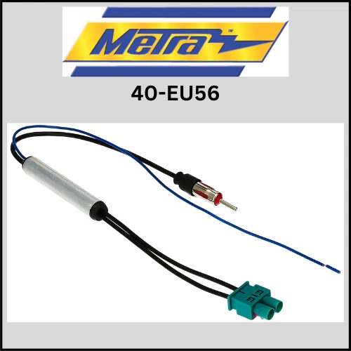 Cabo adaptador de antena de rádio de carro METRA 40-EU56 / Fakra duplo para 2005-up europeu - Imagem 1 de 4