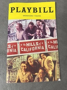 NEW Broadway Play Playbill 2024 Hills Of California - Picture 1 of 4