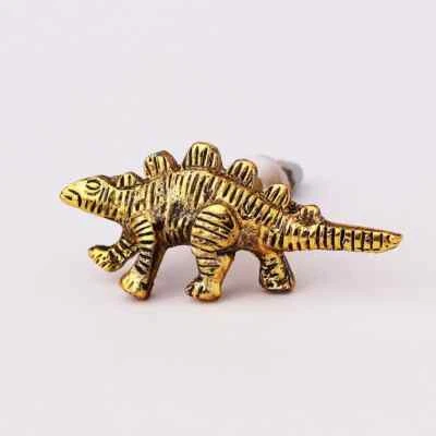 Decorative Golden Dinosaur Aluminium Dresser Knobs Pack of 2 - Image 1 of 3