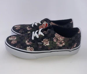 VANS DOHENY Missy skateboard shoes size 4.5 multicolor canvas upper floral NEW - Picture 1 of 12