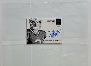 2017 Encased Nathan Peterman Rookie Endorsements #'d 25/49 On Card Auto Bills