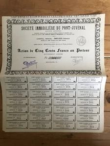 RARE =  Société Immobilière du PONT-JUVENAL (MONTPELLIER 34) (F) - Picture 1 of 1