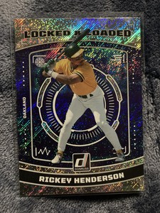2023 Panini Donruss - Locked & Loaded Rapture #LL6 Rickey Henderson