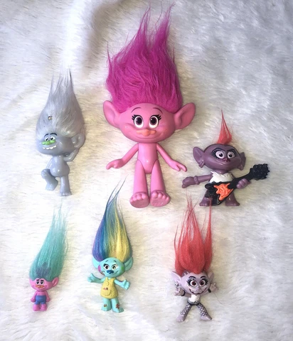 Trolls Toy Figure Lot Replacement Craft Cover