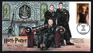 USA, SCOTT # 4841, COLLINS FDC COVER OF 2013 HARRY POTTER, DRACO MALFOY - Picture 1 of 1