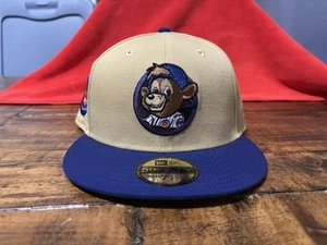 Hat Club Chicago Cubs Clark The Bear Vegas Gold Royal New Era Fitted 7 3/4 Green - Picture 1 of 22