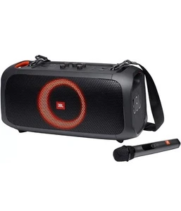 Altavoz portátil Bluetooth JBL PartyBox On The GO karaoke micrófono guitarra luz de entrada - Imagen 1 de 12