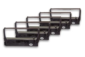 5 Rubans encreur pour Uniwell TP 420 Kitchen PTR, noir - Afbeelding 1 van 1