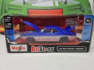 2011 Maisto AllStars 1:24 1969 PONTIAC FIREBIRD #31040 RB Wheels Diecast Toy  - Picture 1 of 5
