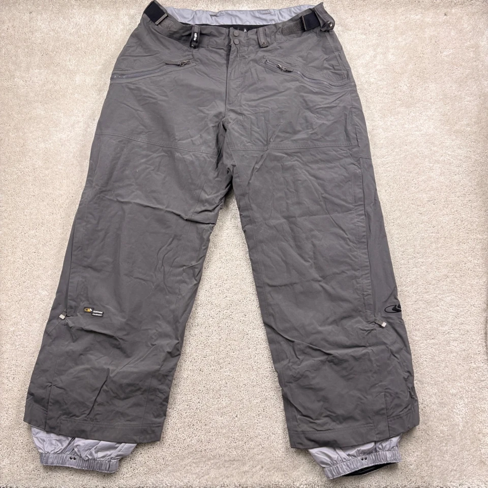 Pantalones de nieve Bonfire para hombre talla XL gris esquí snowboard bolsillos carcasa Foto 1 de 4