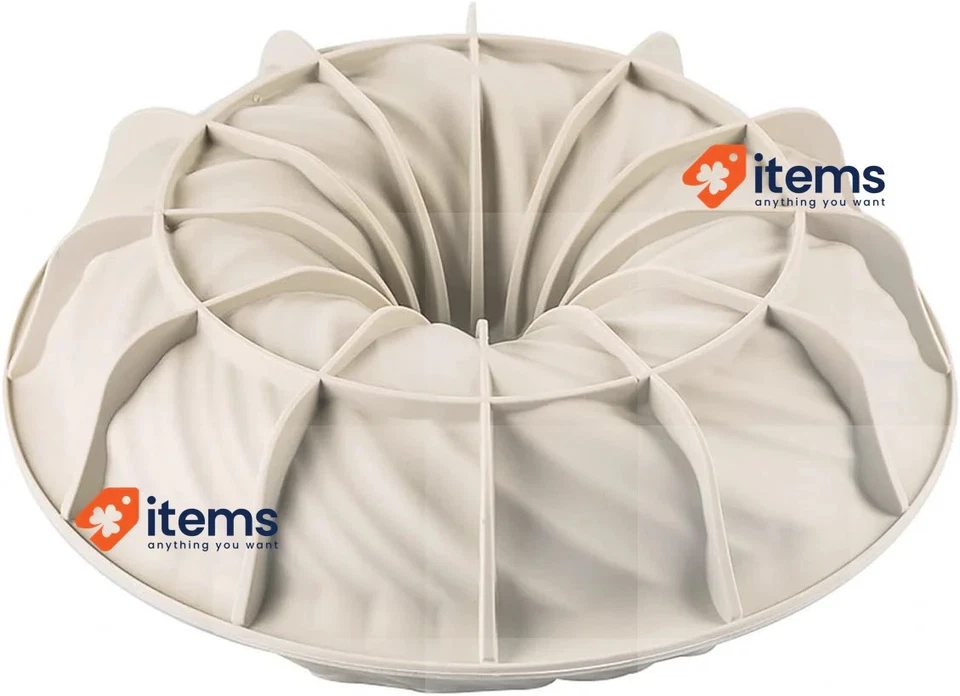 Moldes De Silicona Silikomart Para Pasteles Diseño 3D Paquete De Un Color Gris - Imagen 1 de 2