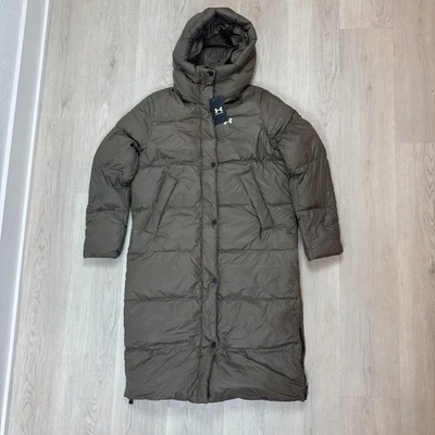 Chaqueta Abrigo Under Armour Down Puffer Parka Mujer Pequeña Verde 1373458 650 Foto 1 de 4