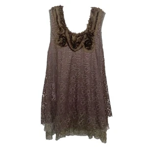 Pretty Angel Tunic Dress Large Forest Fairy Boho Festival Grunge Vintage Y2K 90 - Picture 1 of 15