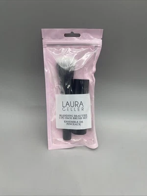 Juego de 2 brochas de maquillaje facial LAURA GELLER Blending Beauties NUEVO Foto 1 de 2