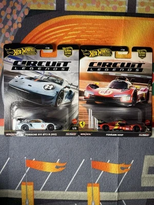 Hot Wheels Ferrari 499P y Porsche 911 GT3 R 992 - ¡Lote de 2! Circuit Legends 2025 Foto 1 de 3