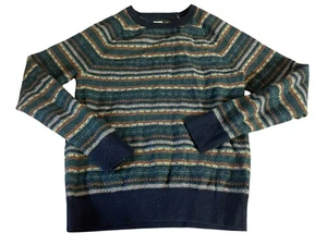 Vintage Gap Striped Sweater Mens Wool Blend Medium - Picture 1 of 5