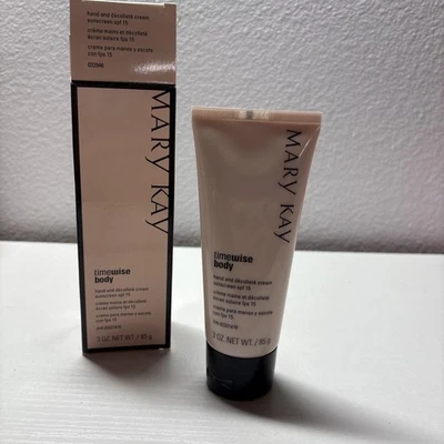 Crema corporal de manos y escote Mary Kay Timewise FPS 15 (032946) NUEVA EN CAJA caducada Foto 1 de 4