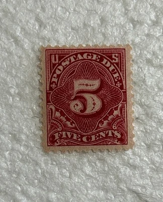USA Scott# J55, VF-XF MINT NH 5 Cent Stamp - Image 1 of 4