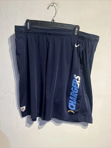 Large Los Angeles Chargers Nike NFL On Field Dri-Fit Athletic Shorts Men's Used - Picture 1 of 7