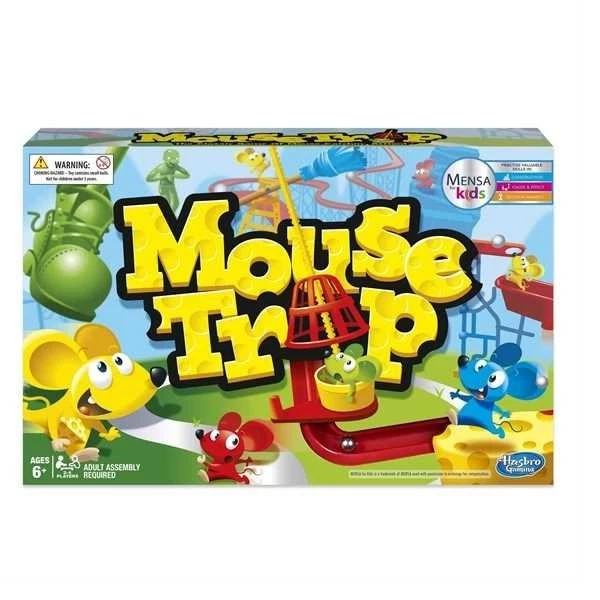 Hasbro Gaming Mouse Trap Board Game for Kids Ages 6 and Up Classic Kids Game fo