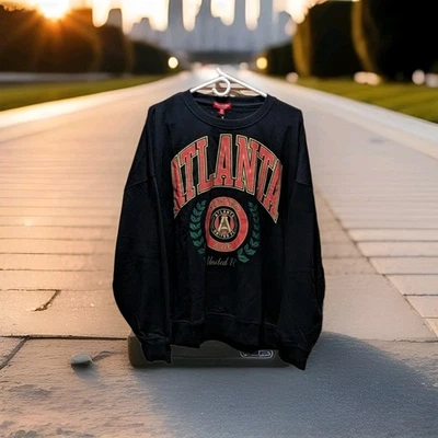 Mitchell & Ness MLS Atlanta United FC Women's 2XL Crewneck Sweatshirt NWT - Image 1 of 4