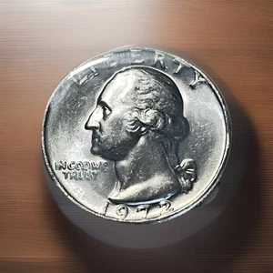 1972 P BU Washington Quarter Brilliant Uncirculated from Orig Mint Set - Picture 1 of 2