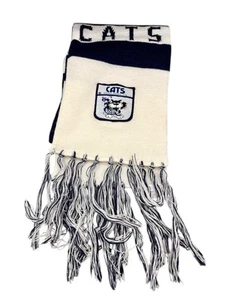 Afl Geelong Cats Vintage Scarf - 90s - Sekem - Preowned - Geelong Football Club - Picture 1 of 5
