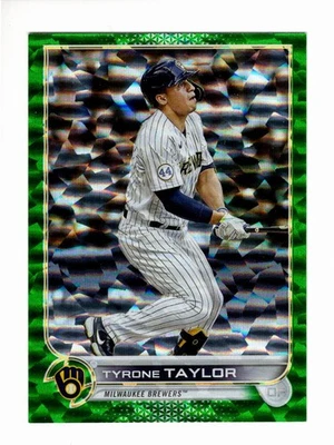 2022 Topps Update #US99 Tyrone Taylor Green Foil #/499 - Image 1 of 2
