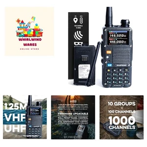 UV-5R 7. Gen 8W Tri Band Funkgerät - VHF/1,25M/UHF, , 1000 Kanäle, GPS... - Bild 1 von 9