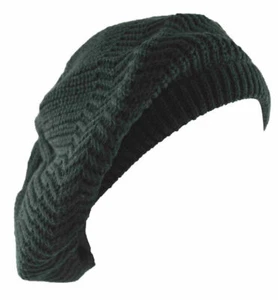 Gorra boina de algodón negra Nayt - Imagen 1 de 2
