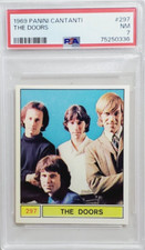 1969 Panini Cantanti #297 The Doors / Jim Morrison Music Card PSA 7 NM POP 9