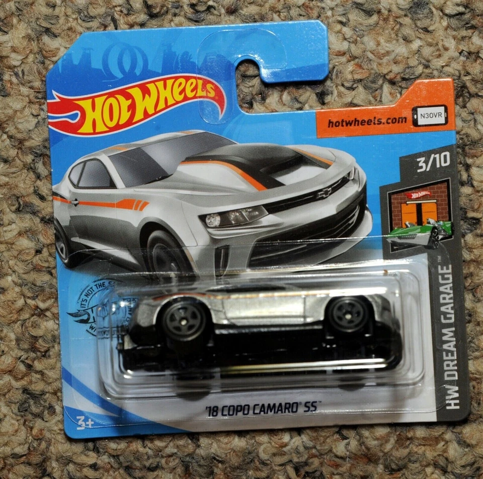 Modellino 2019 HOT WHEELS Chevy '18 COPO Camaro SS in confezione chiusa - Immagine 1 di 1