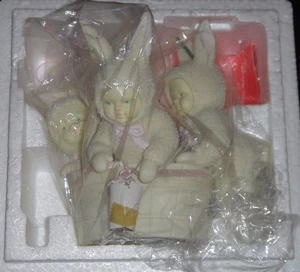 Department 56 Snowbunnies Springtime Stories Rub A Dub 3 Bunnies in Tub NIB New - Picture 1 of 12