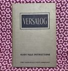 Versalog Slide Rule Instrukcje, Fiesenheiser 1951 Twarda okładka Frederick Post Co