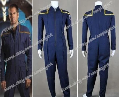 Star Trek Kirk Cosplay Arquero Empresa Disfraz Mono Uniforme Halloween Nuevo Foto 1 de 4