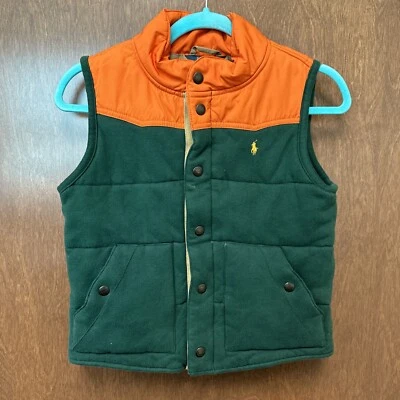 Polo Ralph Lauren Youth Boys Size 7 Puffer Hunting Best Quilted EUC - Image 1 of 4