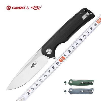 FH91 Firebird GANZO FBKNIFE 60HRC D2 Blade G10 Handle Folding Knife Tactical  - Image 1 of 4