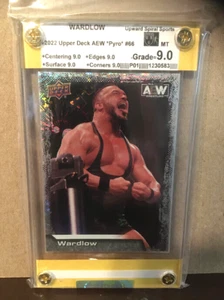 Wardlow-2022 Upper Deck AEW *PYRO*-#66-Graded Card-9.0-MT-USS_1230583 - Picture 1 of 3