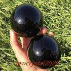 75mm+ Natural Obsidian Quartz sphere quartz Crystal Ball Reiki Healing 1pc