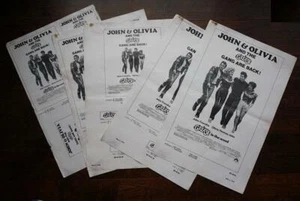1979 John Travolta Olivia Newton John Grease movie pressbook poster booklet --- - Picture 1 of 1